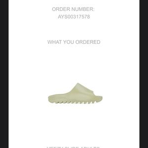 CONFIRMED Yeezy slides “RESIN” size 9 Brand New
